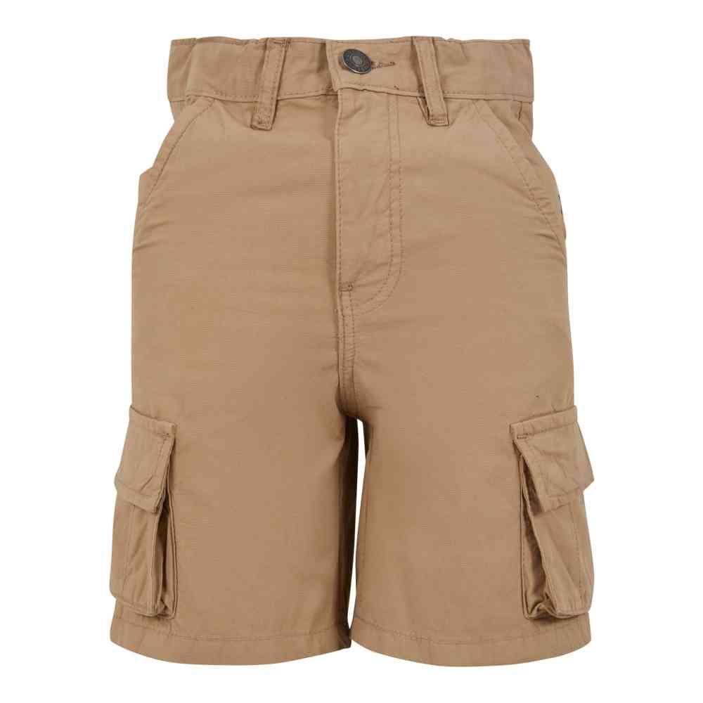 Urban Classics - Knee Pleat Kinder Cargo Korte broek - Beige
